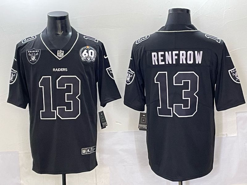 Men Oakland Raiders #13 Renfrow Black Nike 2025 Limited NFL Jersey 001